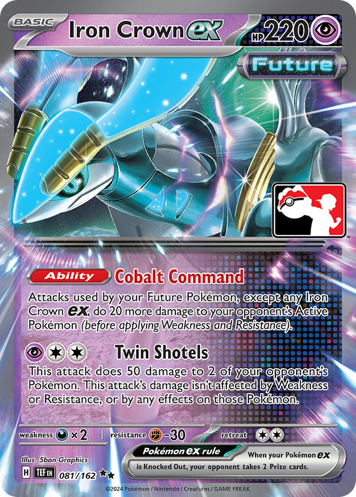 Iron Crown ex (081/162) [Prize Pack Series Five] | Good Games Cannington