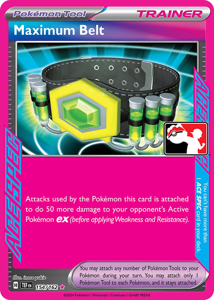 Maximum Belt (154/162) [Prize Pack Series Five] | Good Games Cannington
