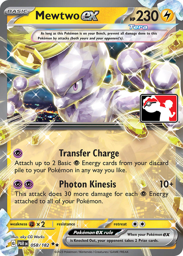 Mewtwo ex (058/182) [Prize Pack Series Five] | Good Games Cannington