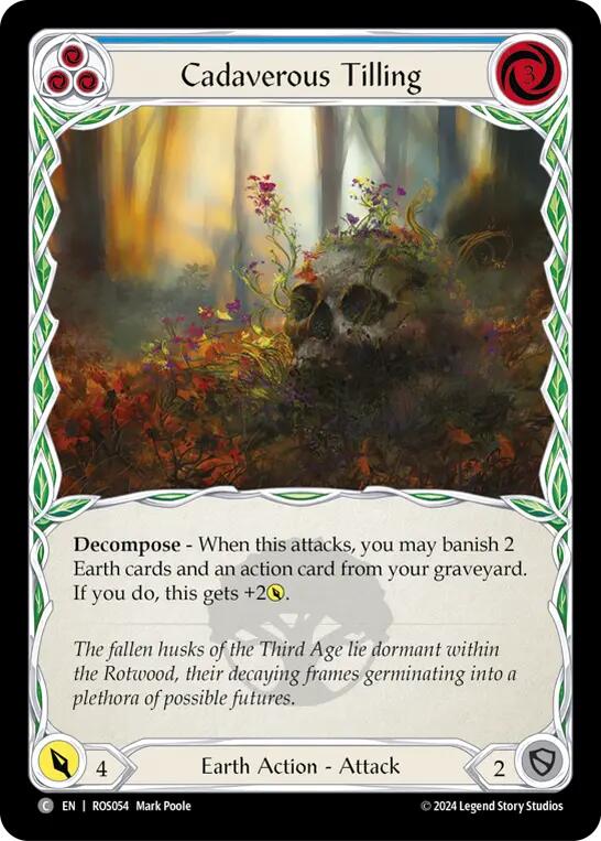 Cadaverous Tilling (Blue) [ROS054] (Rosetta)  Rainbow Foil | Good Games Cannington