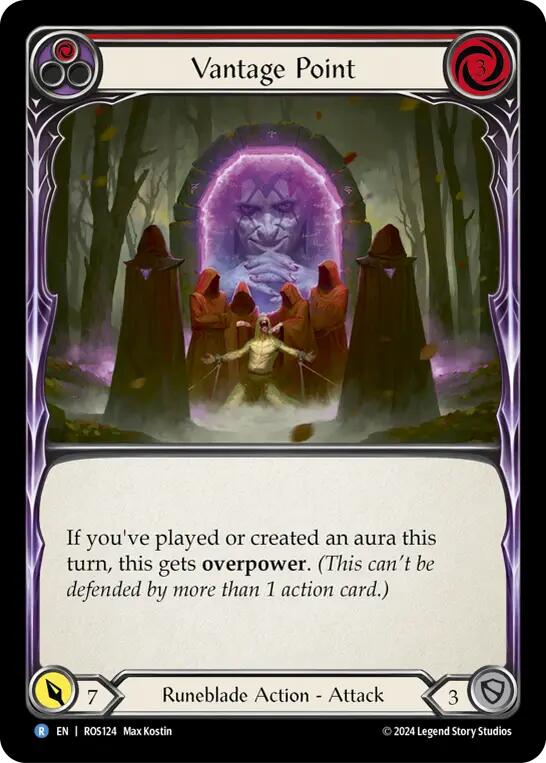 Vantage Point (Red) [ROS124] (Rosetta)  Rainbow Foil | Good Games Cannington