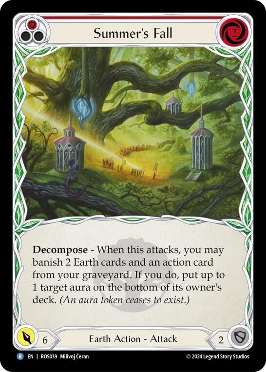 Summer's Fall (Red) [ROS039] (Rosetta) | Good Games Cannington