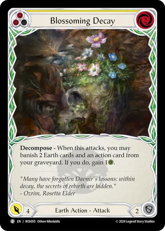 Blossoming Decay (Yellow) [ROS050] (Rosetta) | Good Games Cannington
