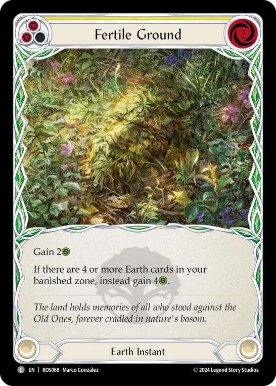 Fertile Ground (Yellow) [ROS068] (Rosetta) | Good Games Cannington