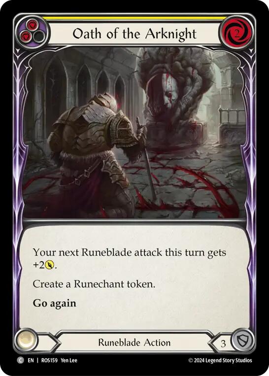 Oath of the Arknight (Yellow) [ROS159] (Rosetta) | Good Games Cannington