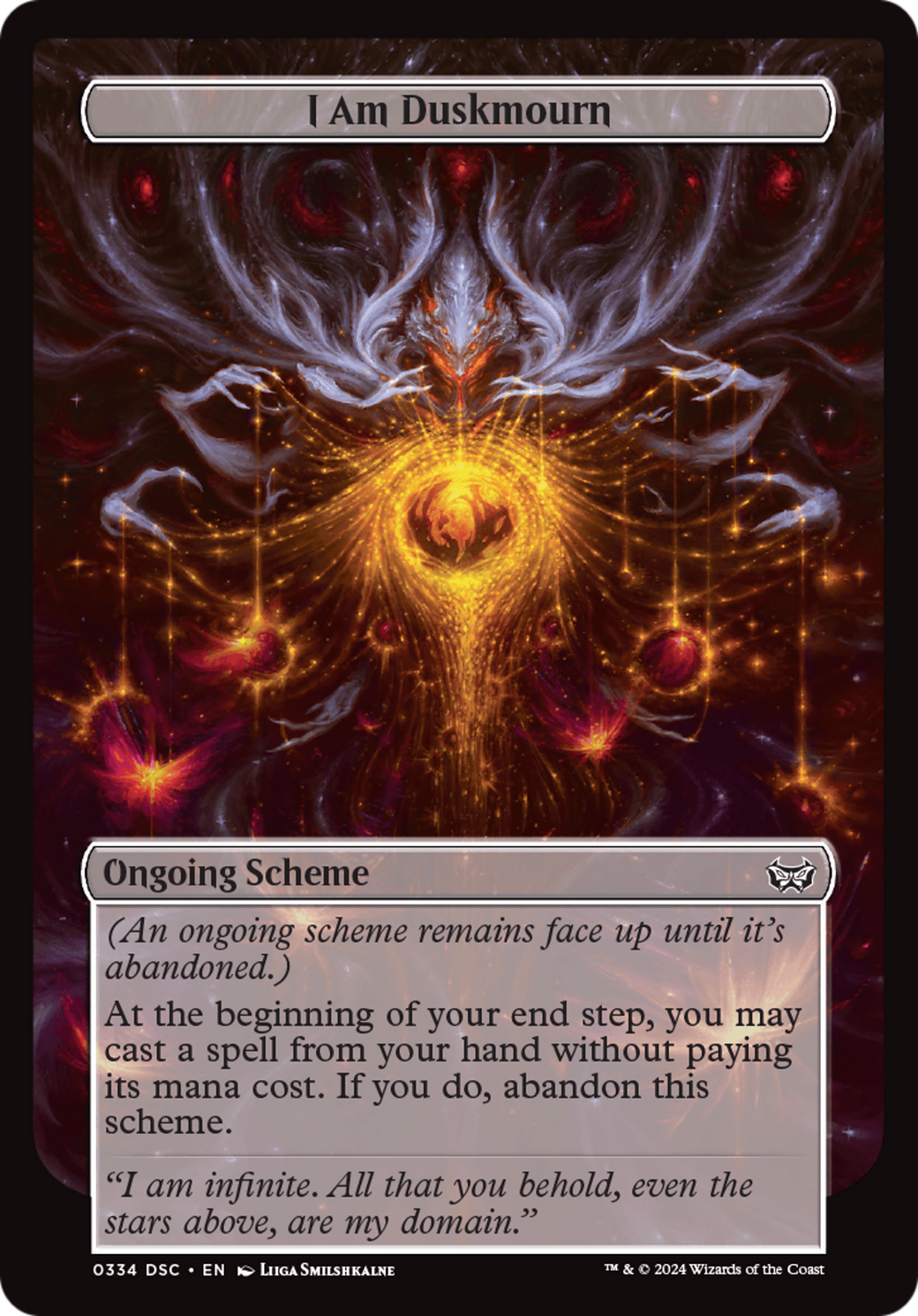 I Am Duskmourn (Full Art) [Duskmourn: Archenemy] | Good Games Cannington
