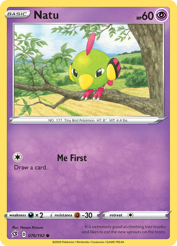 Natu (076/192) [Sword & Shield: Rebel Clash] | Good Games Cannington