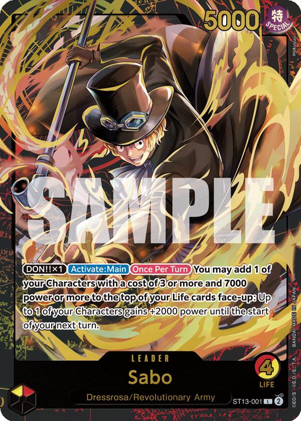 Sabo (Premium Card Collection -Leader Collection-) [One Piece Promotion Cards] | Good Games Cannington