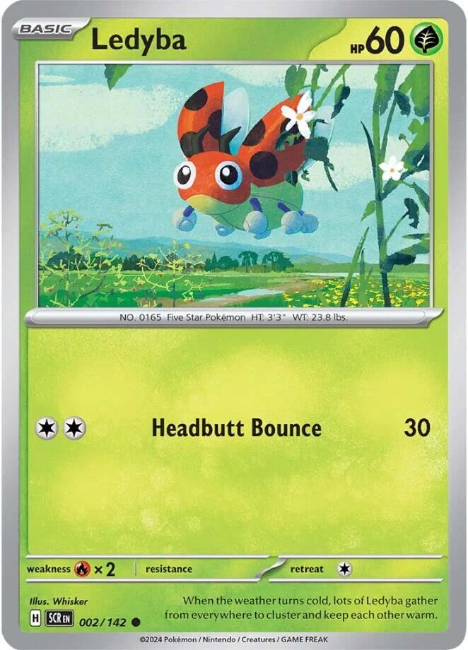Ledyba (002/142) [Scarlet & Violet: Stellar Crown] | Good Games Cannington