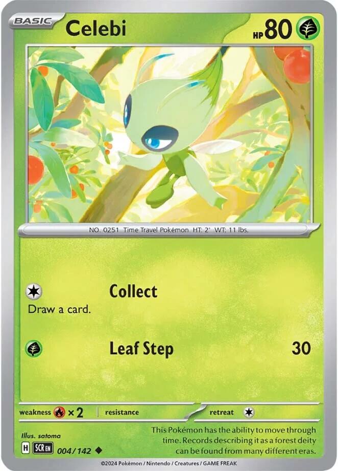 Celebi (004/142) [Scarlet & Violet: Stellar Crown] | Good Games Cannington