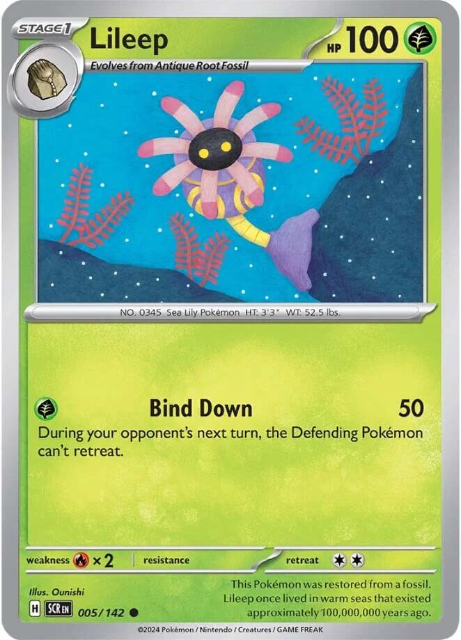 Lileep (005/142) [Scarlet & Violet: Stellar Crown] | Good Games Cannington