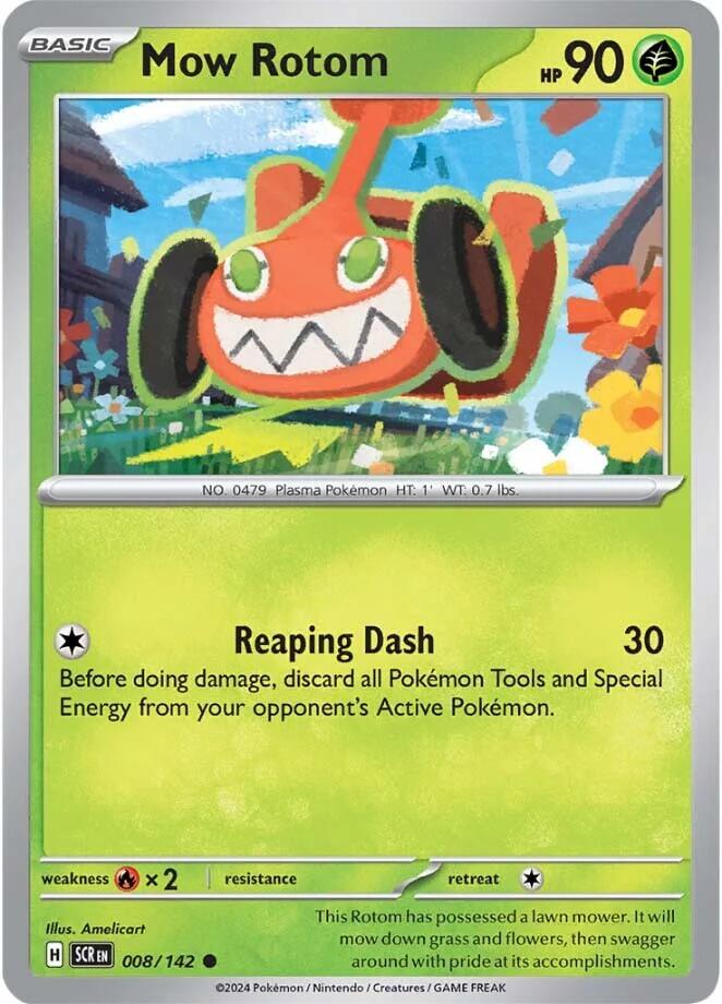 Mow Rotom (008/142) [Scarlet & Violet: Stellar Crown] | Good Games Cannington