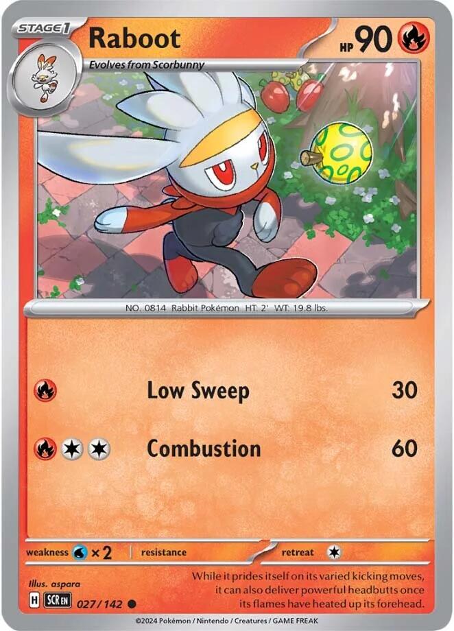 Raboot (027/142) [Scarlet & Violet: Stellar Crown] | Good Games Cannington