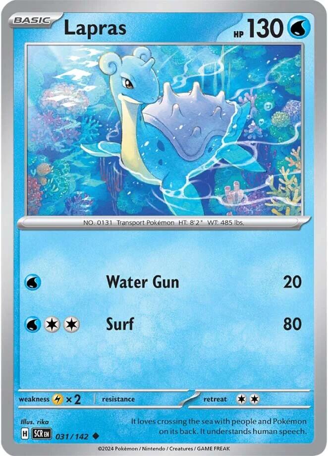 Lapras (031/142) [Scarlet & Violet: Stellar Crown] | Good Games Cannington