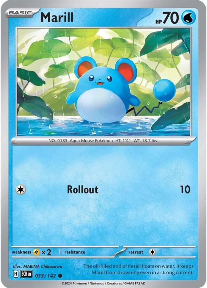 Marill (033/142) [Scarlet & Violet: Stellar Crown] | Good Games Cannington