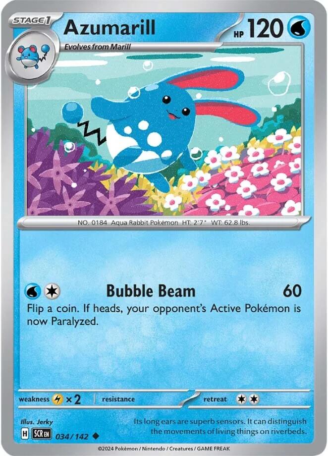 Azumarill (034/142) [Scarlet & Violet: Stellar Crown] | Good Games Cannington