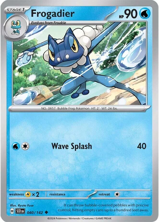 Frogadier (040/142) [Scarlet & Violet: Stellar Crown] | Good Games Cannington