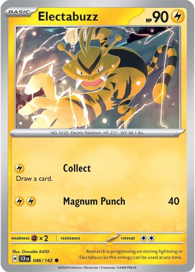 Electabuzz (046/142) [Scarlet & Violet: Stellar Crown] | Good Games Cannington