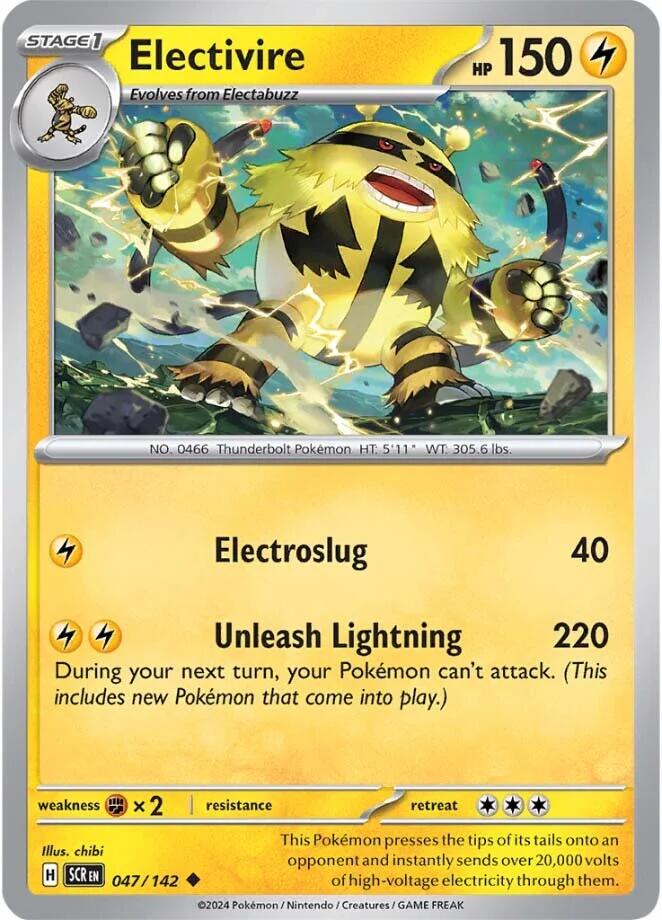 Electivire (047/142) [Scarlet & Violet: Stellar Crown] | Good Games Cannington