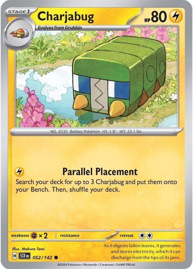 Charjabug (052/142) [Scarlet & Violet: Stellar Crown] | Good Games Cannington