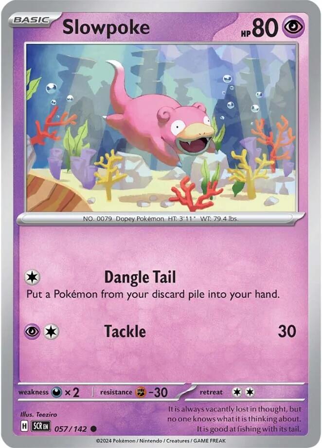 Slowpoke (057/142) [Scarlet & Violet: Stellar Crown] | Good Games Cannington