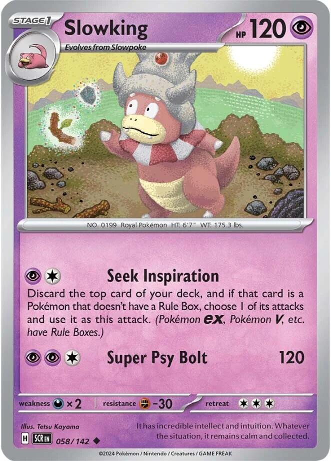 Slowking (058/142) [Scarlet & Violet: Stellar Crown] | Good Games Cannington