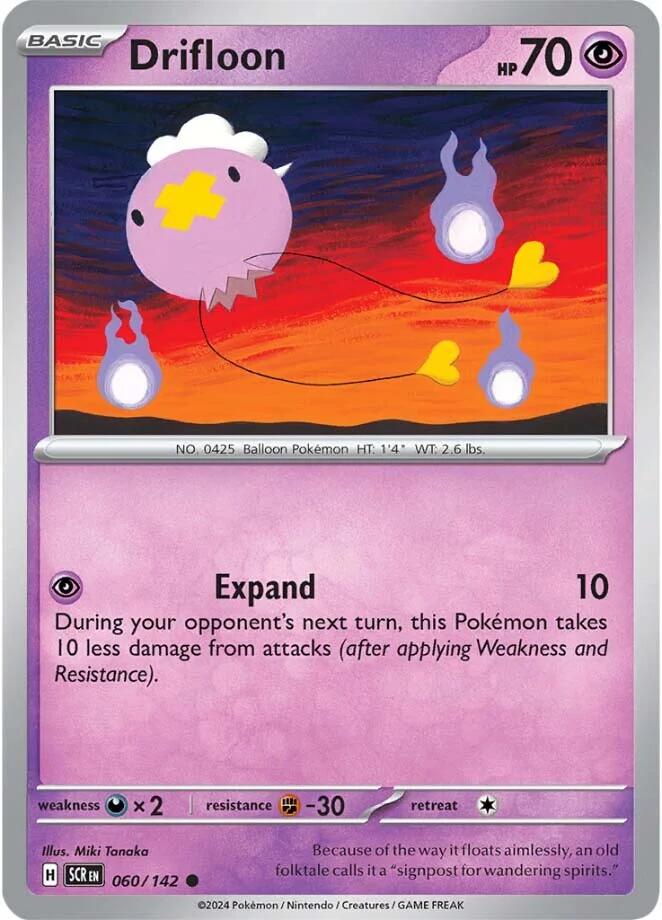 Drifloon (060/142) [Scarlet & Violet: Stellar Crown] | Good Games Cannington
