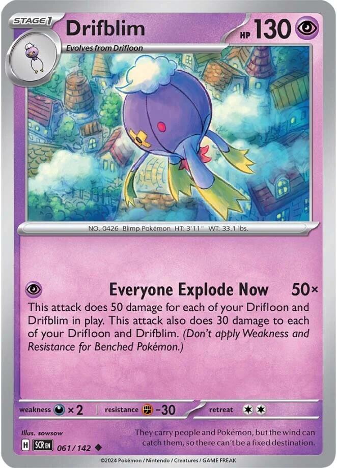 Drifblim (061/142) [Scarlet & Violet: Stellar Crown] | Good Games Cannington