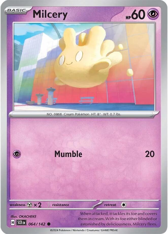 Milcery (064/142) [Scarlet & Violet: Stellar Crown] | Good Games Cannington