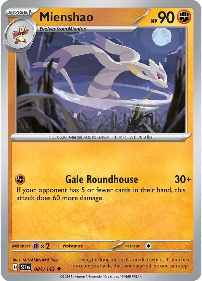 Mienshao (084/142) [Scarlet & Violet: Stellar Crown] | Good Games Cannington