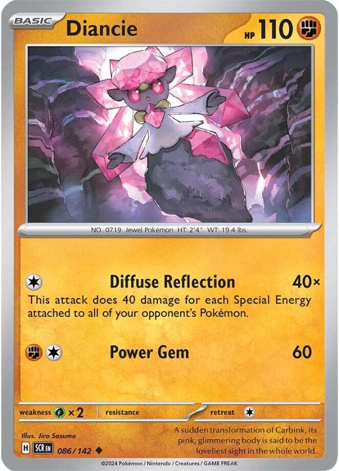 Diancie (086/142) [Scarlet & Violet: Stellar Crown] | Good Games Cannington