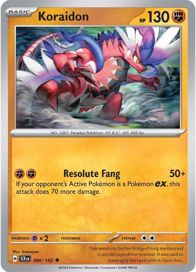 Koraidon (090/142) [Scarlet & Violet: Stellar Crown] | Good Games Cannington