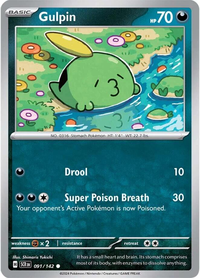 Gulpin (091/142) [Scarlet & Violet: Stellar Crown] | Good Games Cannington
