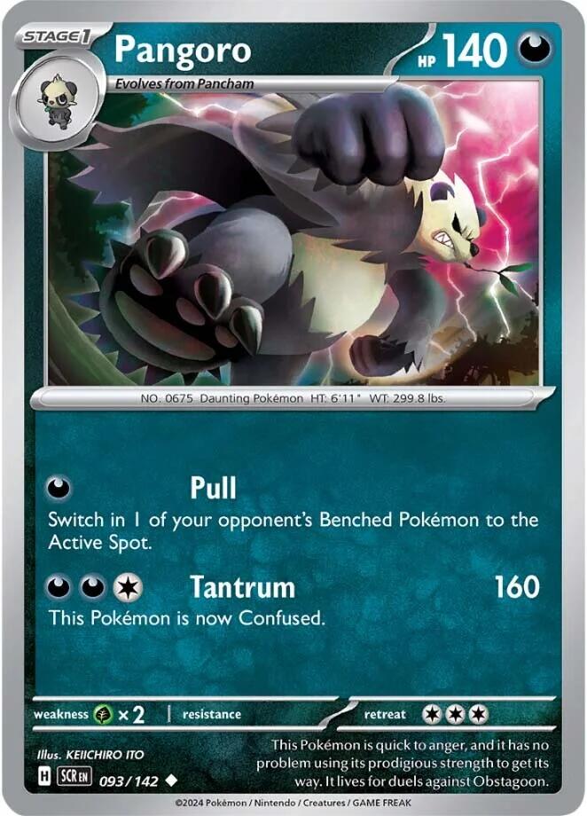 Pangoro (093/142) [Scarlet & Violet: Stellar Crown] | Good Games Cannington