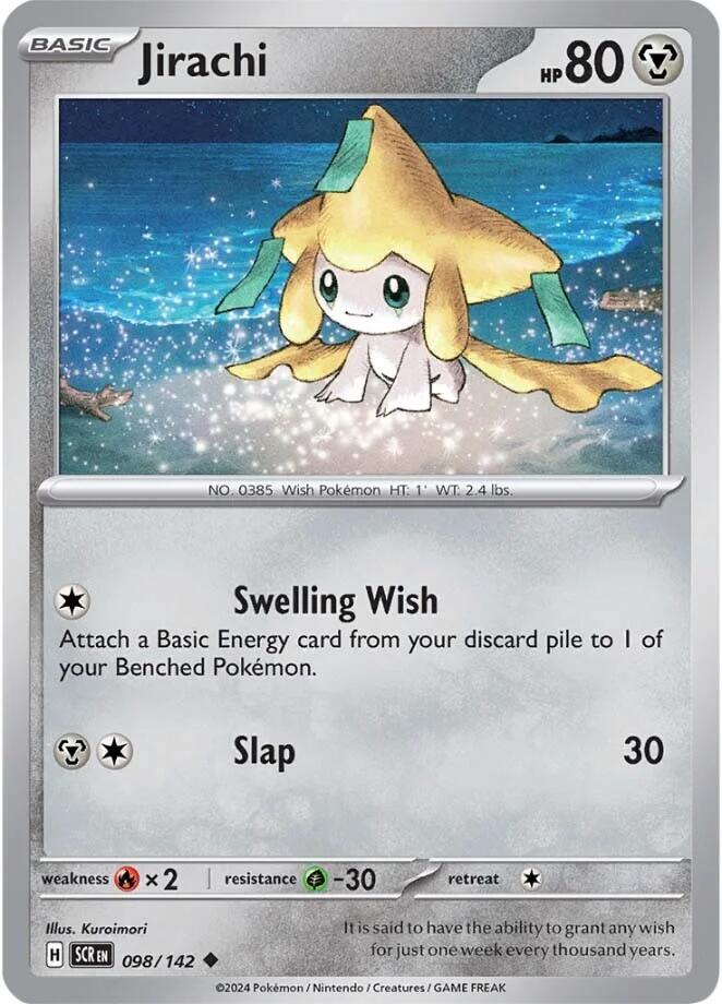 Jirachi (098/142) [Scarlet & Violet: Stellar Crown] | Good Games Cannington