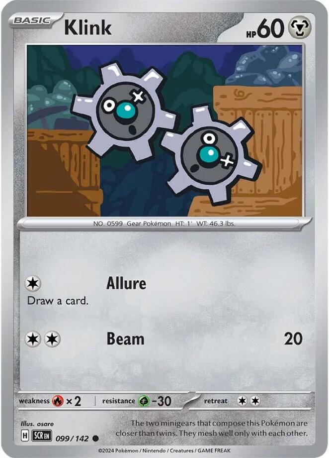 Klink (099/142) [Scarlet & Violet: Stellar Crown] | Good Games Cannington