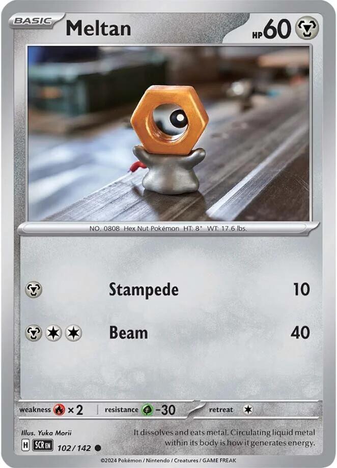 Meltan (102/142) [Scarlet & Violet: Stellar Crown] | Good Games Cannington