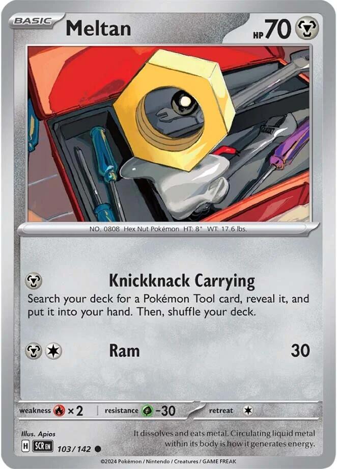 Meltan (103/142) [Scarlet & Violet: Stellar Crown] | Good Games Cannington