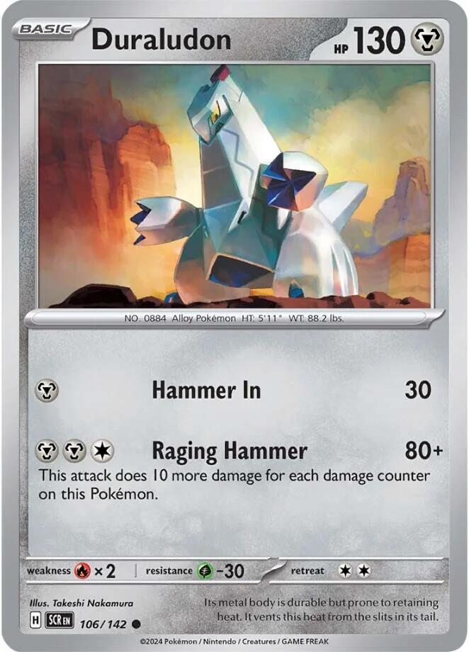 Duraludon (106/142) [Scarlet & Violet: Stellar Crown] | Good Games Cannington
