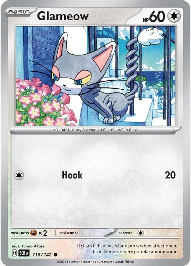 Glameow (116/142) [Scarlet & Violet: Stellar Crown] | Good Games Cannington