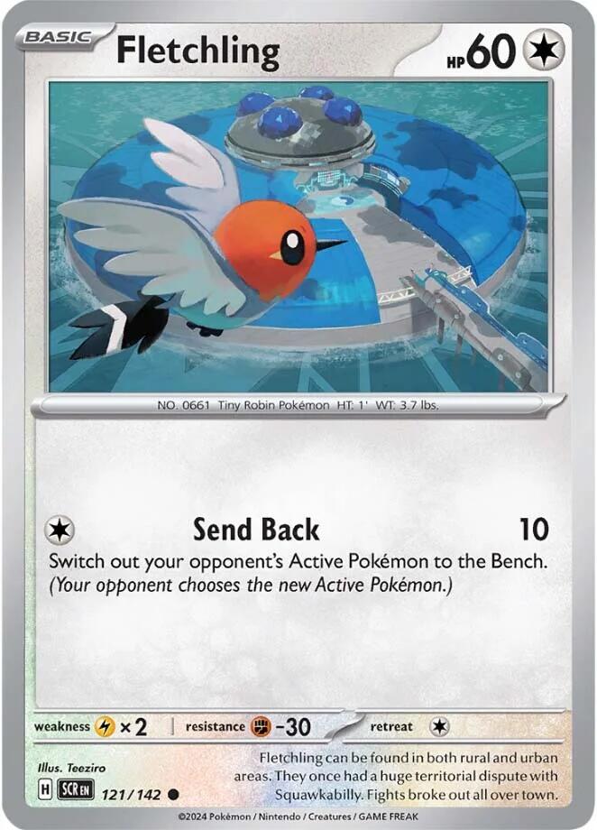 Fletchling (121/142) [Scarlet & Violet: Stellar Crown] | Good Games Cannington