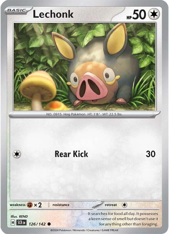 Lechonk (126/142) [Scarlet & Violet: Stellar Crown] | Good Games Cannington