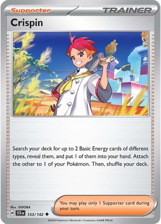 Crispin (133/142) [Scarlet & Violet: Stellar Crown] | Good Games Cannington