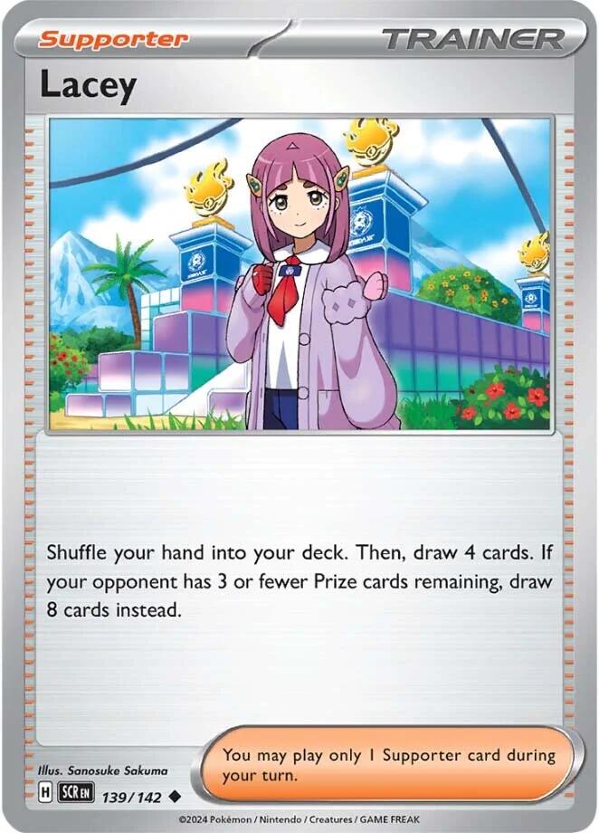 Lacey (139/142) [Scarlet & Violet: Stellar Crown] | Good Games Cannington