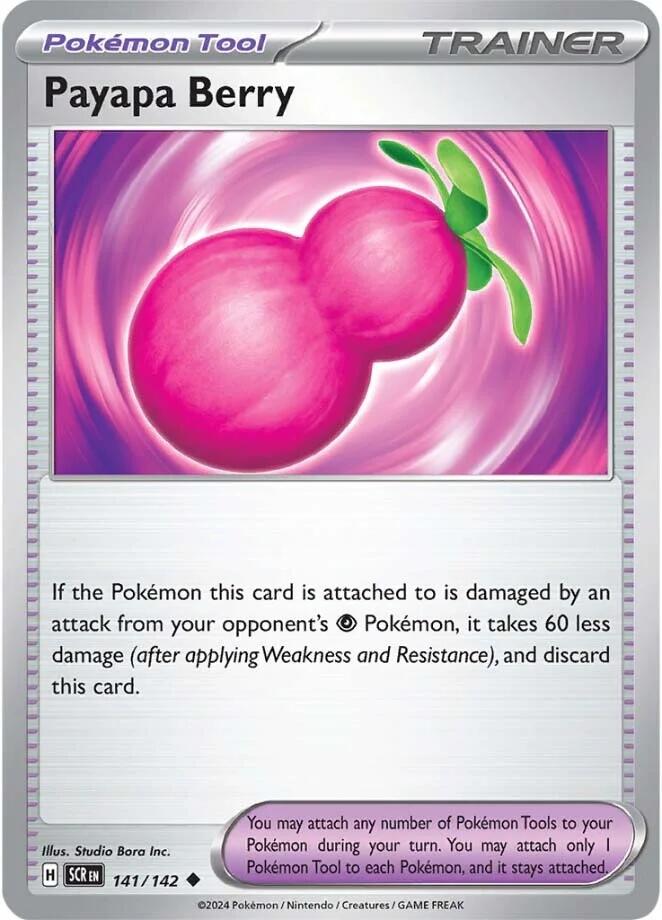 Payapa Berry (141/142) [Scarlet & Violet: Stellar Crown] | Good Games Cannington