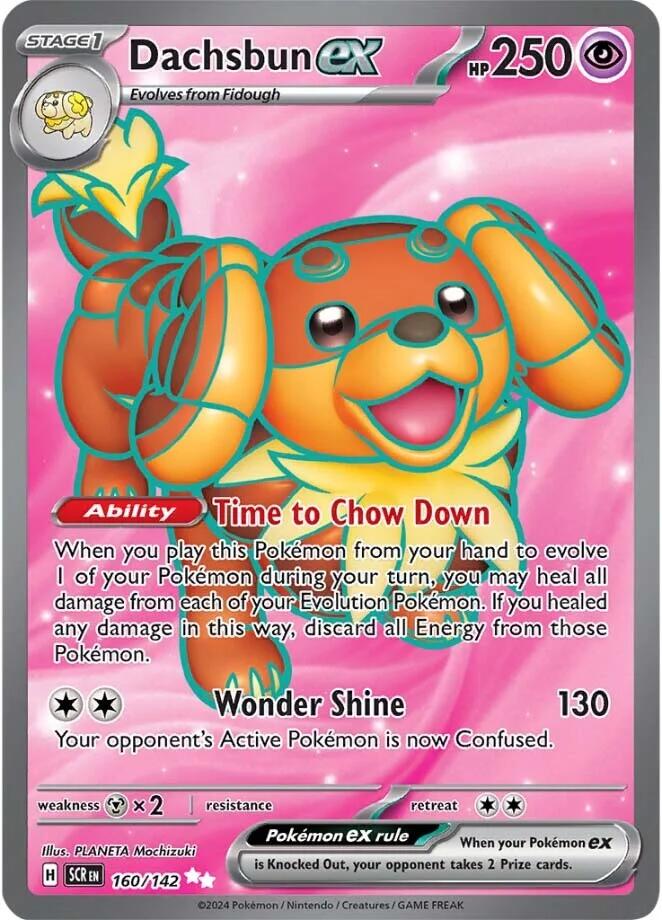 Dachsbun ex (160/142) [Scarlet & Violet: Stellar Crown] | Good Games Cannington