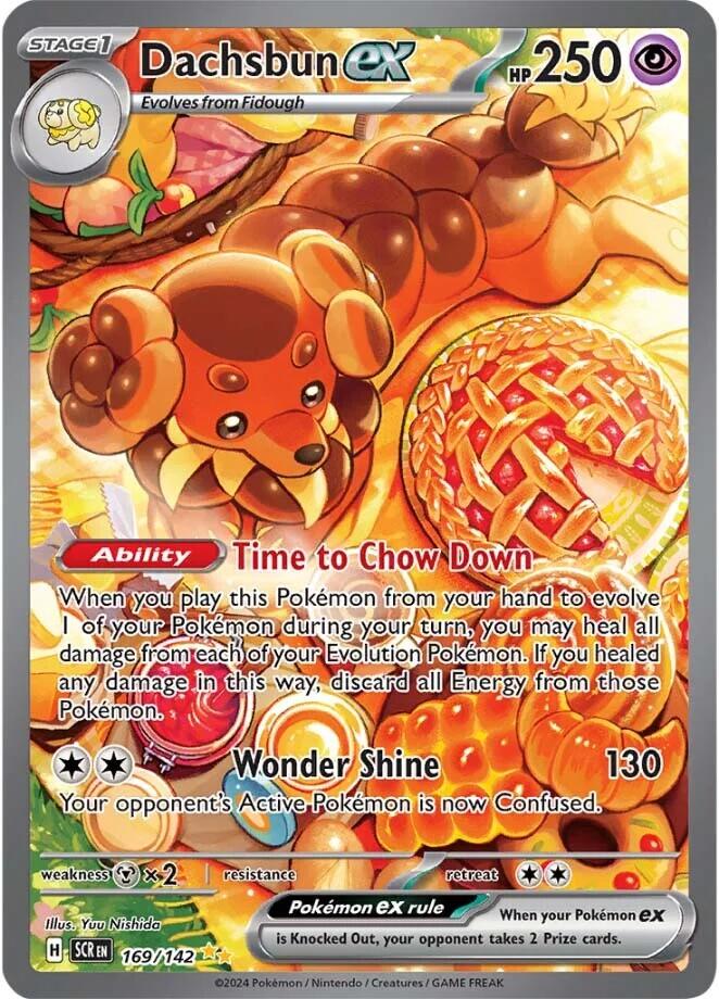 Dachsbun ex (169/142) [Scarlet & Violet: Stellar Crown] | Good Games Cannington