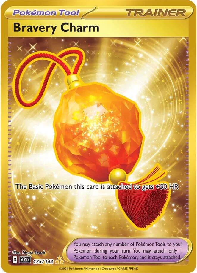 Bravery Charm (175/142) [Scarlet & Violet: Stellar Crown] | Good Games Cannington