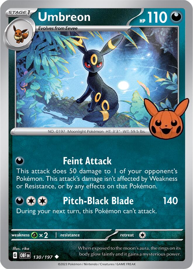 Umbreon (130/197) [Trick or Trade 2024] | Good Games Cannington