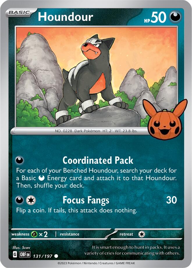Houndour (131/197) [Trick or Trade 2024] | Good Games Cannington